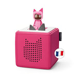 tonies Mon Premier Coffret Toniebox Rose + 1 Figurine Tonie Créatif, boîte à Histoire et Musique pour Enfant 3 à 7 Ans, conteuse d'histoire Robuste & Facile à Utiliser avec Figurine à Collectionner