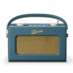 Roberts Revival Uno BT DAB DAB+ FM Radio with 2 alarms and line out in Teal Blue Bluetooth