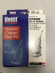 8 x Unifit Replacement S Micro Level Filters To Fit Dyson DC01 Vacuum Cleaners