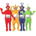 4 Färg Teletubbies Roll Vuxen Rolig Kostym W-Perfet red xl