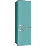 Amica 250 Litre 60/40 Freestanding Fridge Freezer - Duck Egg Blue FKR29653DEB