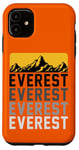 Coque pour iPhone 11 High Peak Everest Mountain Expedition Cool Hiking Outfit