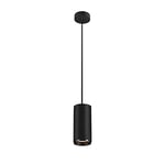 SLV Luminaire suspendu NUMINOS® PD PHASE L - Pour salon, intérieur, salle à manger, LED - 3000 K - 28 W - 2400 lm - Noir - Intensité variable à 60°