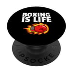 Meilleur art de boxe pour hommes femmes gants de boxe amateurs de sport PopSockets PopGrip Adhésif