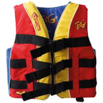 Base water disc vest junior rød/gul/grønn størrelse xxs 40-50 kg