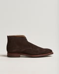 Crockett & Jones Tetbury Chukka Dark Brown Suede