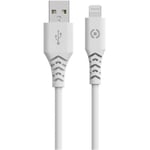 Planet USB-A - Lightning-kabel 1,5m av 100% återvunnen plast Vit