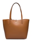 Lauren Ralph Lauren Faux-Leather Reversible Tote Bag Brun