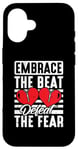 iPhone 16 Embrace The Beat Defeat The Fear - Open Heart Surgery Case