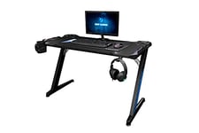 CoolBox DeepMaster II Gaming Desk, Bois d'ingénierie, Noir, 118 x 670 x 185 mm