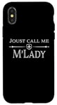 Coque pour iPhone X/XS Costume de fête de la Renaissance My Lady Joust Larp