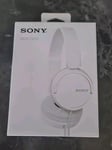 Sony MDR-ZX110 Over the Ear Standard Headphones - White - Brand New