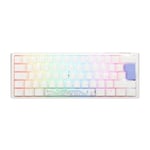 Ducky One 3 Classic White Mini gamingtastatur, Cherry MX Silent Red