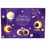 1x Cadbury Buttons Christmas Selection Gift Box 340g Orange White Milk Chocolate