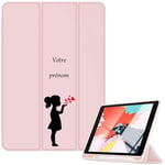 Housse Taperso Ipad Air 4 Air 5 et 11 PRO rose avec motif silhouette et coeur