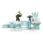 Schleich 42497 Attaque de la forteresse de Glace, dès 7 Ans, Eldrador® - Coffret, 39 x 16,7 x 23 cm