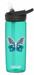 Camelbak Eddy + 0.6L Leak Proof Water Bottle FOLK BUTTERFLY - Sports Hydration