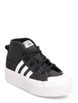 Nizza Platform Mid Shoes Black Adidas Originals