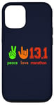 iPhone 12/12 Pro Peace Love 13.1 Half Marathon Cool Running Runners Case