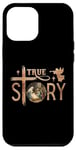 Coque pour iPhone 12 Pro Max True Story Crèche de Noël Jésus Chrétien Hommes Femmes Enfants