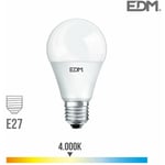 Ampoule led E27 7W Ronde A60 équivalent à 46W - Blanc Naturel 4000K