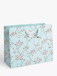 John Lewis Cherry Blossom Gift Bag, Blue