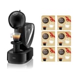 Krups nescafé dolce gusto infinissima yy5056fd svart + 6 lådor med ekologiskt kaffe, antigaspillage erbjudande