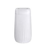 WENDUPPV Large Capacity 1L Humidifier Usb Desktop Home Creative Mute Double Spray Humidifier, Mini Safe Automatically Closes Diffuser Humidifier, for Bedroom 11x11x21cm (Color : White)