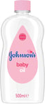 Johnson'S Baby Oil, Multicoloured, Fragrance Free, 500 Ml