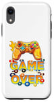 Coque pour iPhone XR Game Over Vintage Retro Jeux Vidéo Gaming