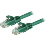 StarTech.com Câble réseau Cat6 Gigabit UTP sans crochet de 50cm - Cordon Ethernet RJ45 anti-accroc - M/M - Vert (N6PATC50CMGN)