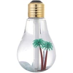 Tlily - Humidificateur D'Air Ampoule Abat-Jour LumièRes DéCoratives Diffuseur Purificateur Atomiseur avec Veilleuse led ColoréE pour la a