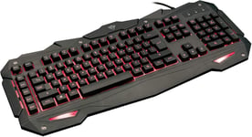 Gaming Gxt 840 Myra Clavier Azerty Gamer Led Lumineux, Anthi Ghosting, 12 Touches Multimédias, 5 Touches Macrog Programmables - Azerty, Noir