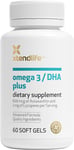 Xtend-Life Omega 3 DHA plus Fish Oil - 100% Pure Fishoil Natural Heart, Brain &