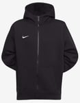 Nike Boys Hoodie Full Zip Sweatshirt Hoody XS Age 6-8 Years Black Brand New