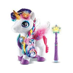 VTech - Styla, Ma Licorne Maquillage Magique, Peluche Licorne Interactive – Dés 4 Ans - Version FR