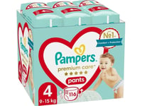 Bleier - Truser Pampers Premium Care Pants Str 4, 116 Stk.