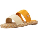 Sandales Tommy Hilfiger  TH SATIN FLAT ESPADRILLE