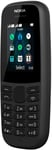 New Nokia 105 Dual SIM Black Unlocked Basic Mobile Phone (Free SIM) 4th Edition