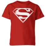 Superman Spot Logo Kids' T-Shirt - Red - 7-8 Years - Red