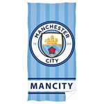 REMAKE Manchester City FC Strandhandduk Storlek One Size Himmelblå Himmelblå One Size