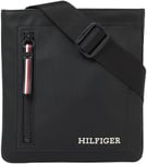 Tommy Hilfiger Men Shoulder Bag Pique Mini Crossover Medium, Black (Black), One Size