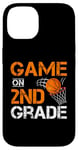 Coque pour iPhone 14 Jeux amusants sur le basket-ball de deuxième année premier jour d'école