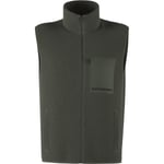 Peak Performance Ground Pile Fleece Vest Herre - Militærgrønn - str. L