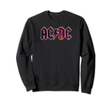 AC/DC Rock Music Band Raw Distressed Logo Sweatshirt