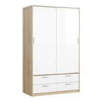 Line Wardrobe 2 Doors 4 Drawers