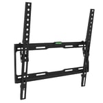 Atlantis P022-286ST Support Mural inclinable pour TV, Support Mural pour TV de 32" à 60", Max 35Kg, Max VESA 400x400. Inclinaison Verticale de 0° à -8°. Montage simplifié.