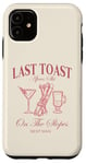 iPhone 11 Last Toast On The Slopes Bachelor Skiing Bridal Best Man Case