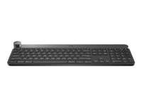 Logitech Craft Advanced with Creative Input Dial - Clavier - rétroéclairé - Bluetooth, 2.4 GHz - QWERTZ - Allemand