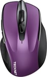 Souris Bluetooth 4800 DPI Souris ergonomique sans fil (Tri modes : BT 5.0/3.0+2.4G),autonomie de la batterie de 30 mois,souris sans fil silencieuse pour ordinateur portable,PC,Windows